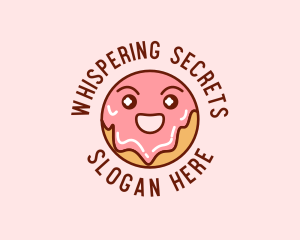 Happy Sweet Donut logo design