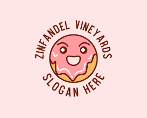 Happy Sweet Donut logo design