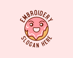 Happy Sweet Donut logo design