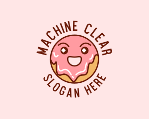 Happy Sweet Donut logo design