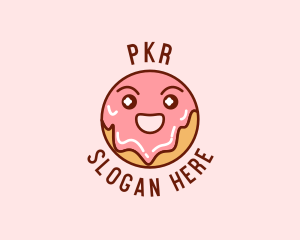 Happy Sweet Donut logo design