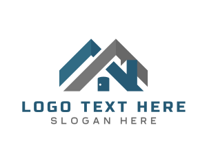 Architecture - House Roof Builder logo design