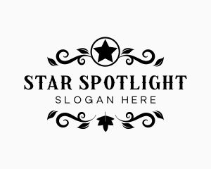 Star Swirl Banner logo design