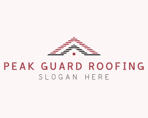 Stripe House Roofing logo design