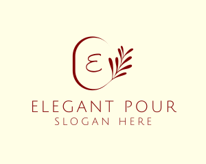 Elegant Leaves Spa logo design