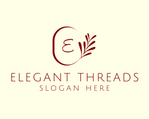 Elegant Leaves Spa logo design