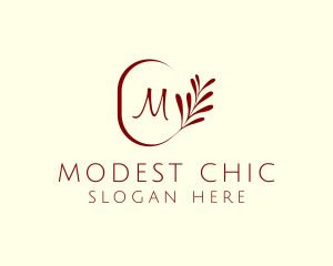 Elegant Leaves Spa logo design