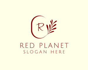 Elegant Leaves Spa logo design