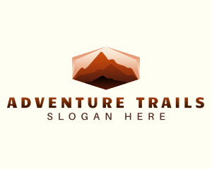 Mountain Hiking Exploration logo design