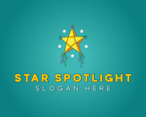 Christmas Star Lantern logo design