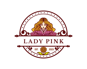 Beauty Flower Lady logo design