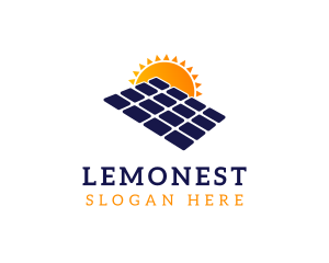 Solar Panel Energy Logo