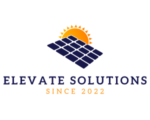 Rise - Solar Panel Energy logo design