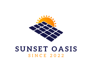 Solar Panel Energy logo design