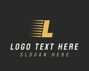 Car - Speed Logistic Courier logo design