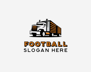 Trucking - Trailer Truck Delivery Transport logo design