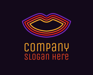 Signage - Neon Lip Cosmetics logo design