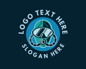 Scuba Diving Mask Logo