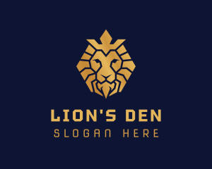 Lion - Lion Royal Crown logo design