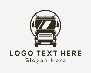 Trucking Company - Trailer Trucking Vehicle logo design