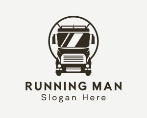 Trailer Trucking Vehicle Logo