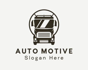 Vehicle - Trailer Trucking Vehicle logo design