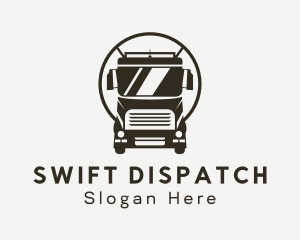 Dispatch - Trailer Trucking Vehicle logo design