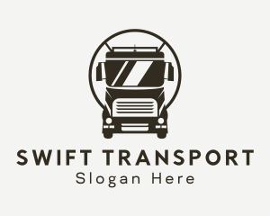 Transporation - Trailer Trucking Vehicle logo design