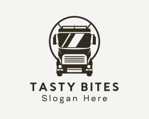 Trailer Trucking Vehicle logo design