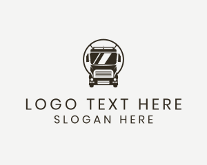 Trailer Trucking Vehicle logo design