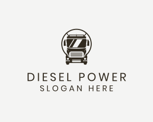 Diesel - Trailer Trucking Vehicle logo design