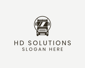 Trailer Trucking Vehicle logo design