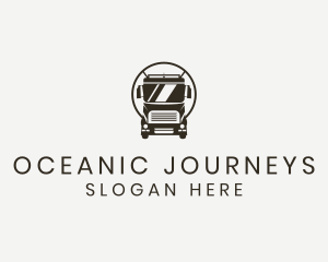 Trailer Trucking Vehicle logo design