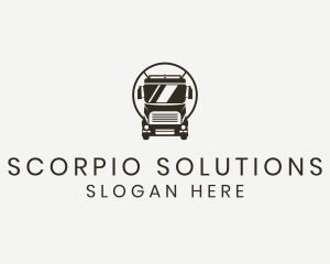 Trailer Trucking Vehicle logo design