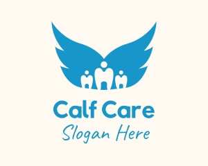 Dental Care Wings logo design