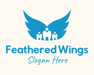 Dental Care Wings logo design