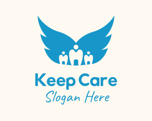 Dental Care Wings logo design