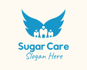 Dental Care Wings logo design