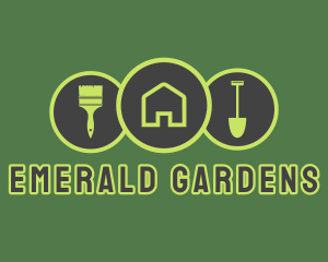 Home Yard Garden Maintenance logo design