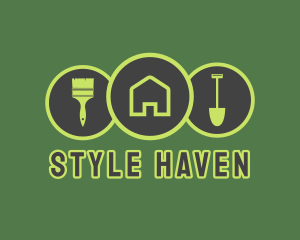 Home Yard Garden Maintenance logo design