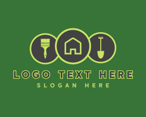 Home Improvement - Home Yard Garden Maintenance logo design