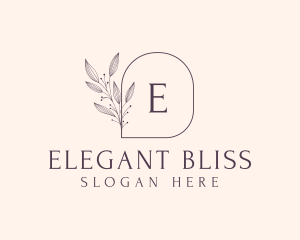 Feminine Floral Cosmetics Spa Logo