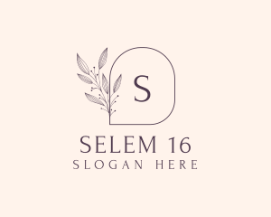 Feminine Floral Cosmetics Spa Logo