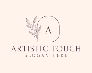 Feminine Floral Cosmetics Spa logo design