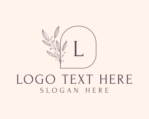 Gardener - Feminine Floral Cosmetics Spa logo design