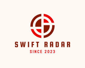Radar - Round Geometric Target logo design