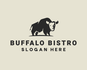 Wild Native Buffalo logo design