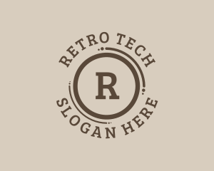 Retro Fancy Business logo design