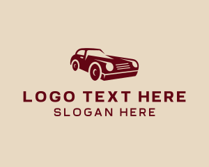 Car Shop - Sedan Car Rental logo design