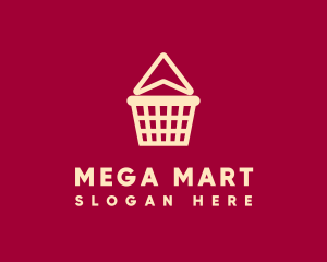 Hypermarket - Online Shop Basket logo design